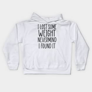Funny Diet Sarcastic Weightloss Fasting Gym Workout Fitness Kids Hoodie